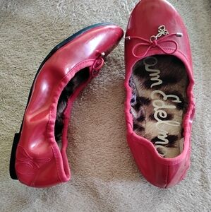 Sam Edelman Red Ballet Flexible Flats